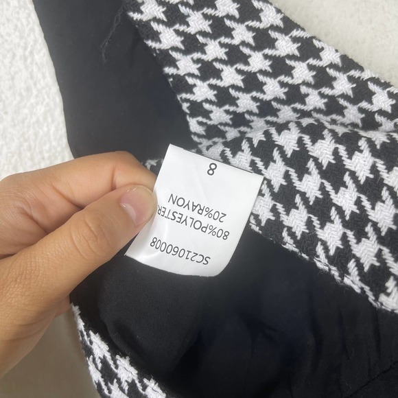 Showpo. Adelaide Two Piece Set in Houndstooth Size 4 - Picture 10 of 12